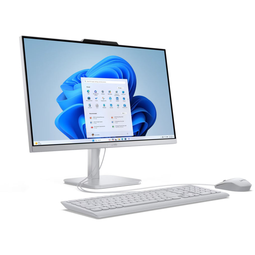 Комп'ютер Lenovo A100 AiO / i3-N305, 8, 512, WKM (F0J60045UO) - зображення 10