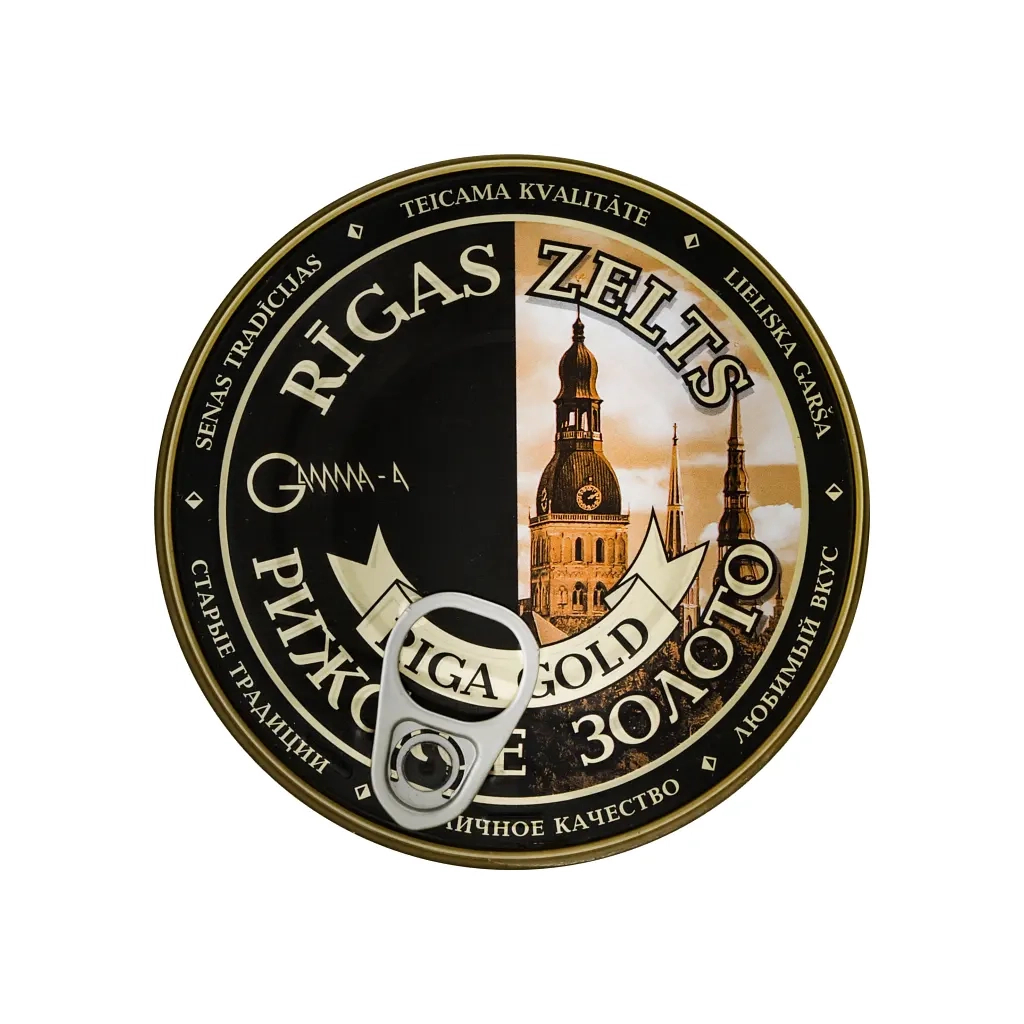 Рибні консерви Ризьке золото Шпроти в оливковій олії 160 г з ключем (4820062447478) - зображення 2