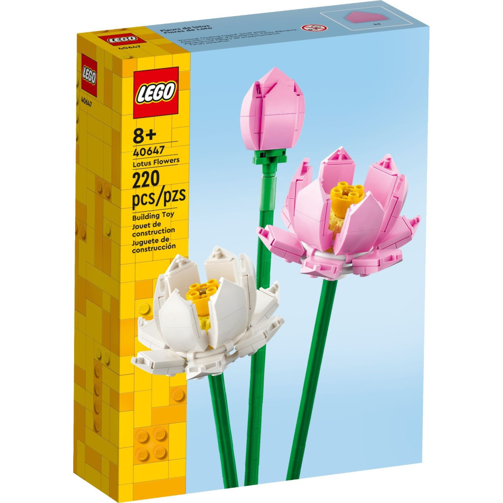 Конструктор LEGO Iconic Квіти лотоса 220 деталей (40647) - зображення 1
