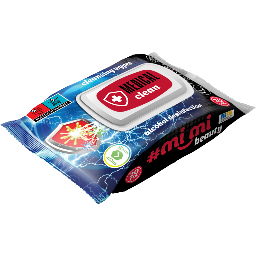 Вологі серветки Relax Beauty Medical Clean 20 шт. (4820237500632) - зображення 1