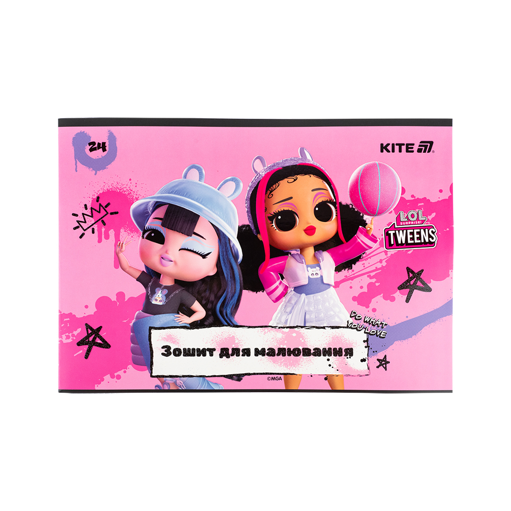 Альбом для малювання Kite LOL, 24 аркуша (LO25-242) - изображение 5