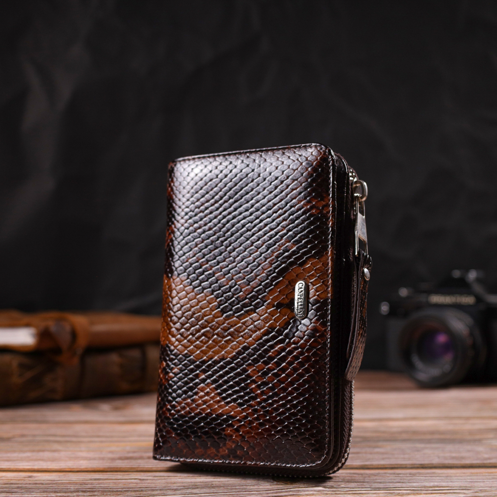 Портмоне Canpellini З натуральної шкіри Різнобарвне (21714) - зображення 8