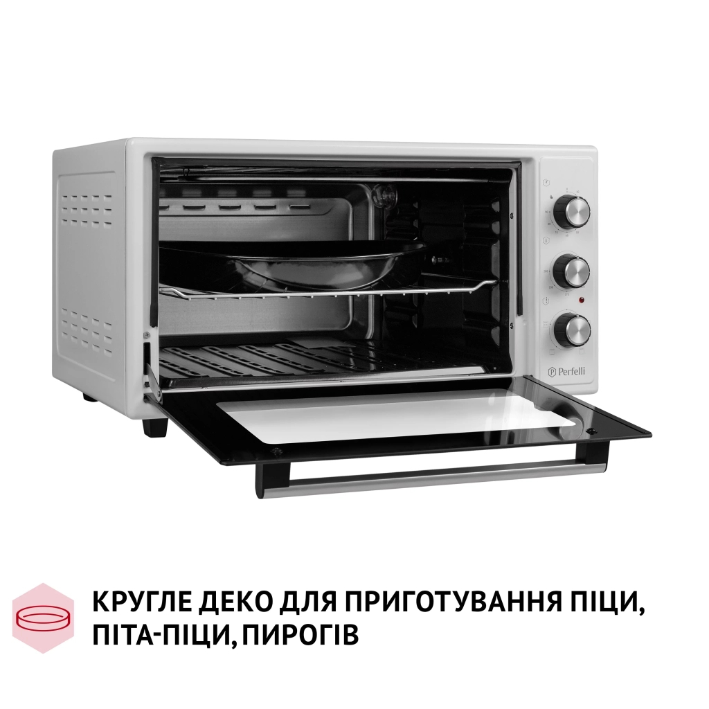 Електропіч Perfelli MIRAGE 48 WHITE - зображення 7