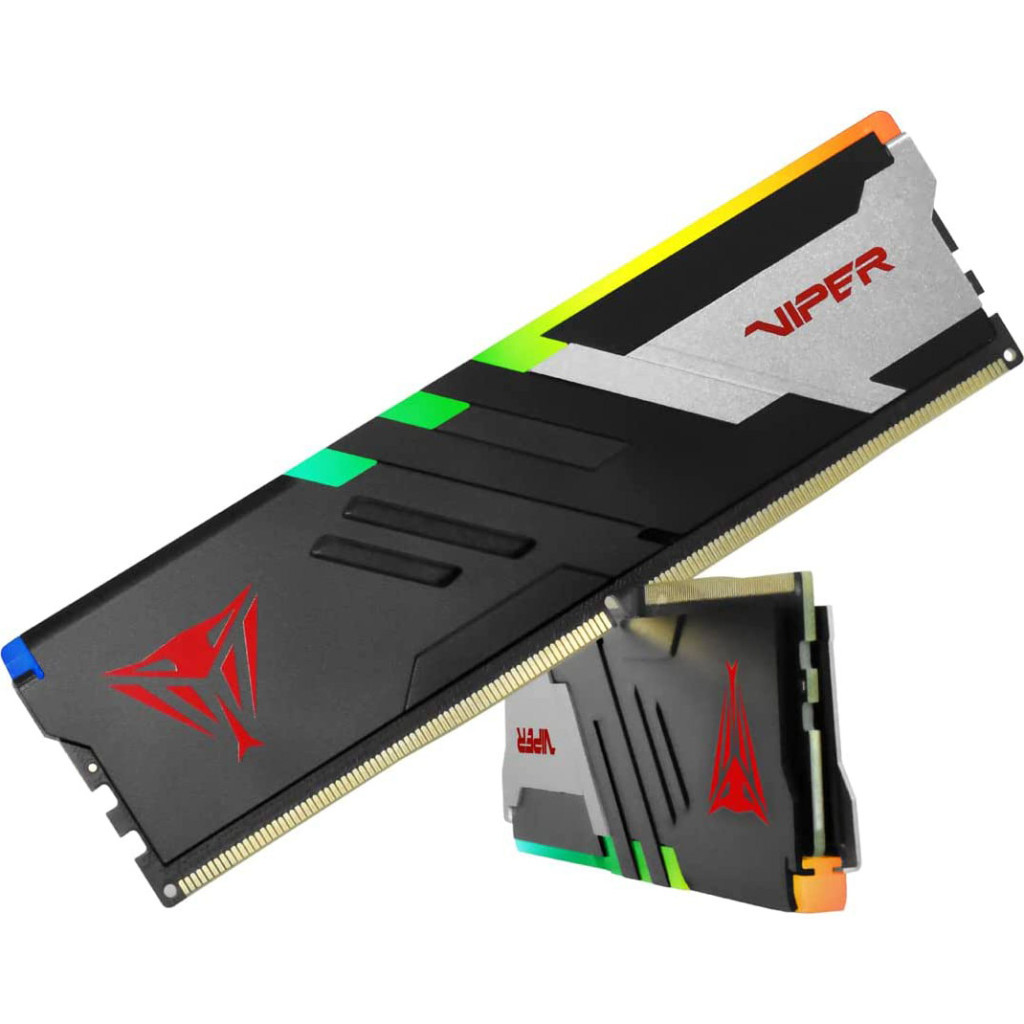 Модуль пам'яті для комп'ютера DDR5 64GB (2x32GB) 5200 MHz Viper Venom RGB Patriot (PVVR564G520C40K) - зображення 5