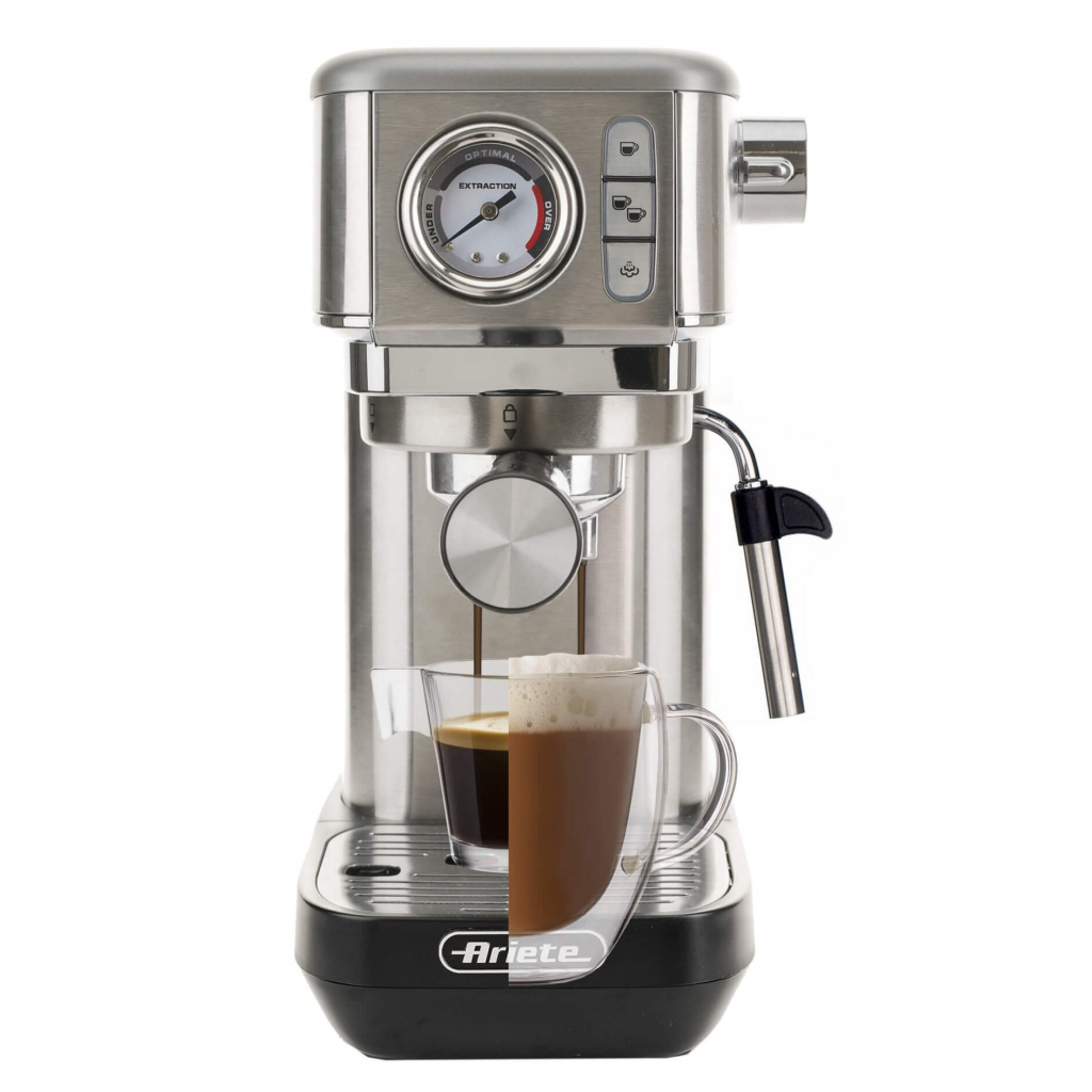 Ріжкова кавоварка еспресо Ariete 1381 Silver (00M138110AR0) - зображення 5