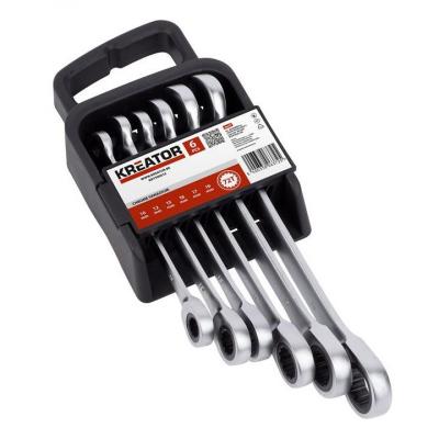 Ключ Varo комбінований з тріскачкою 10/12/13/16/17/19 (KRT500013) - зображення 1