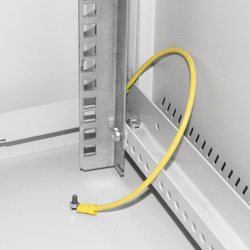 Шафа настінна Ipcom 12U 19" 600x600 (СН-12U-060х060-ДС-7035) - изображение 4