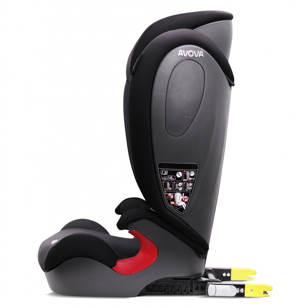 Автокрісло Avova Star Fix i-Size 15-36 кг Grey Black (4260621461154) - зображення 5