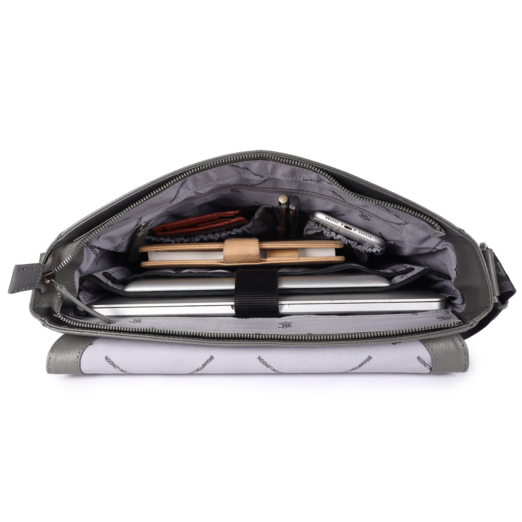 Сумка Brampton London Emissary Grey (64403 GREY) - зображення 6