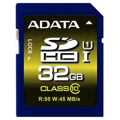 Карта пам'яті ADATA 32GB SDHC class 10 UHS-I Premier Pro (ASDH32GUI1CL10-R) - зображення 1
