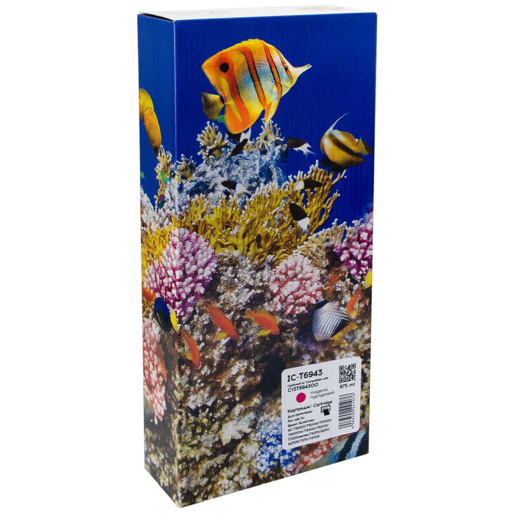 Картридж Barva Epson T6943 (C13T694300) 675 мл, Magenta (IC-T6943) - зображення 1