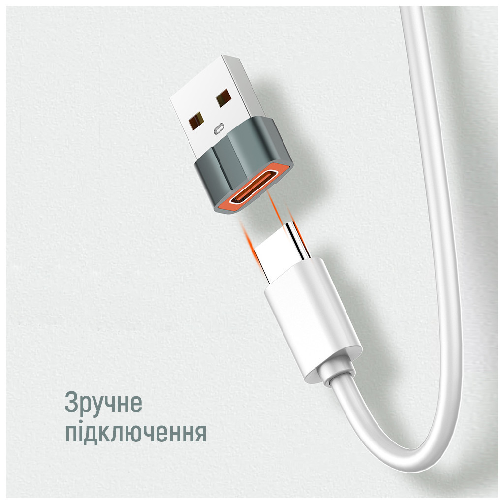 Перехідник USB-C to USB-A ColorWay (CW-AD-CA) - picture 9