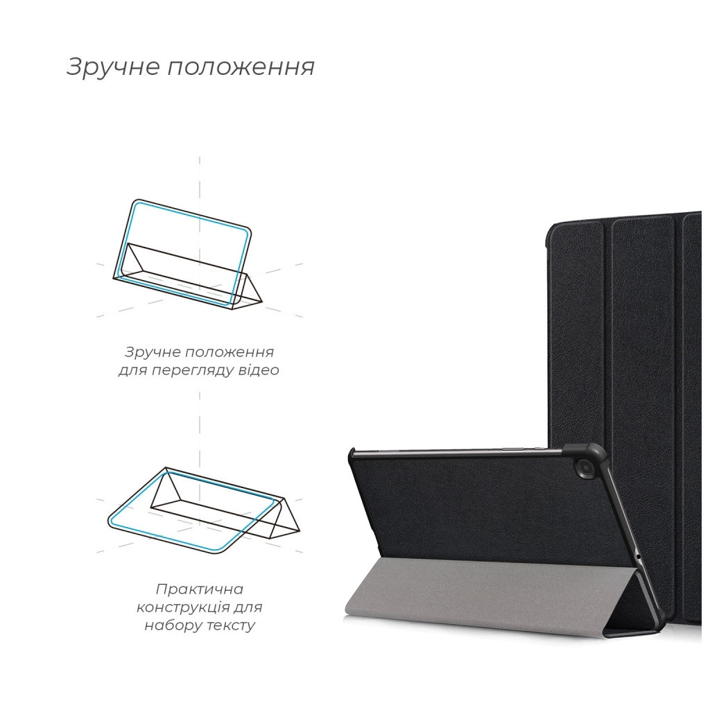 Чохол до планшета Armorstandart Smart Case Samsung Galaxy Tab S6 Lite P610/P613/P615/P619 Black (ARM58626) - зображення 3