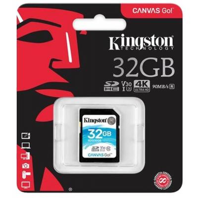 Карта пам'яті Kingston 32GB SDHC class 10 UHS-I U3 Canvas Go (SDG/32GB) - зображення 3