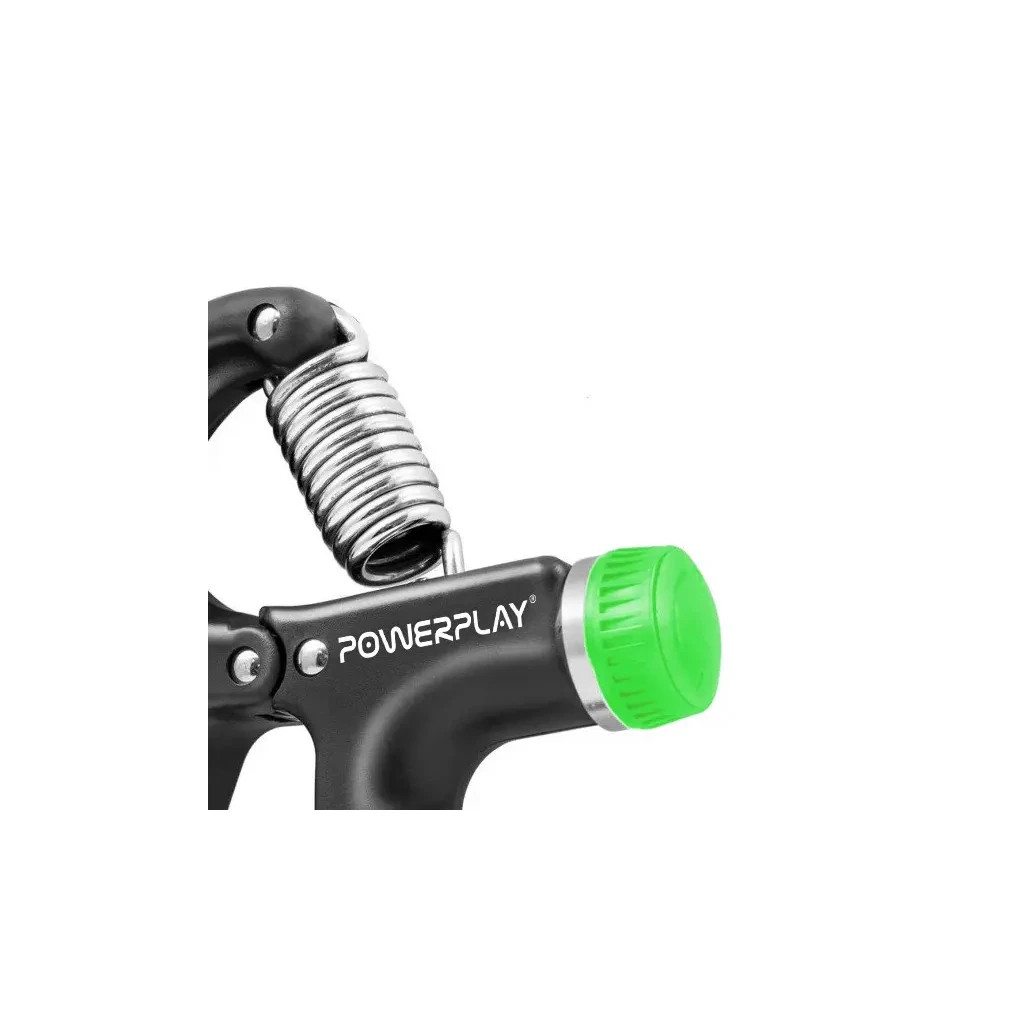 Еспандер PowerPlay кистьовий 10-40 кг Strength Grip Чорно-зелений (PP_4323_Bl/Green) - зображення 4