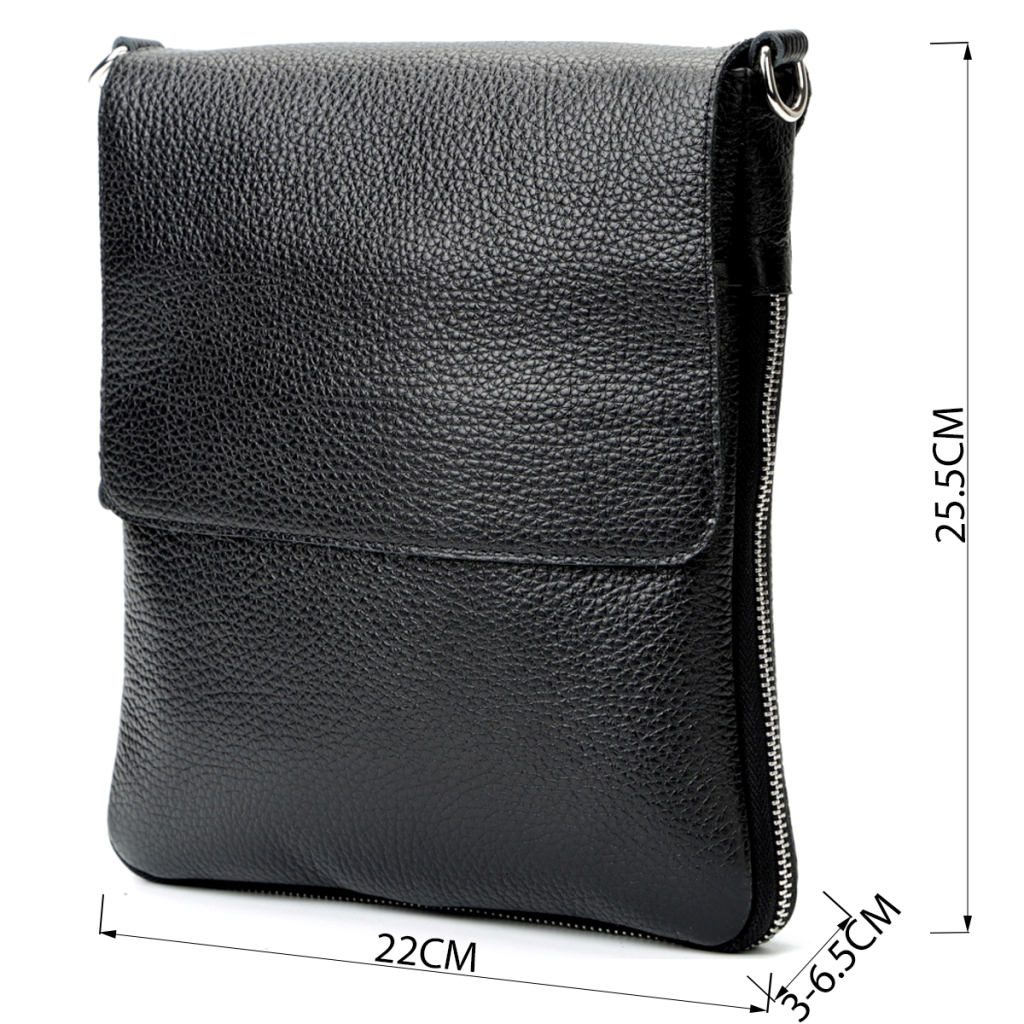 Сумка Shvigel Шкіряна Чорна (11016) - зображення 3