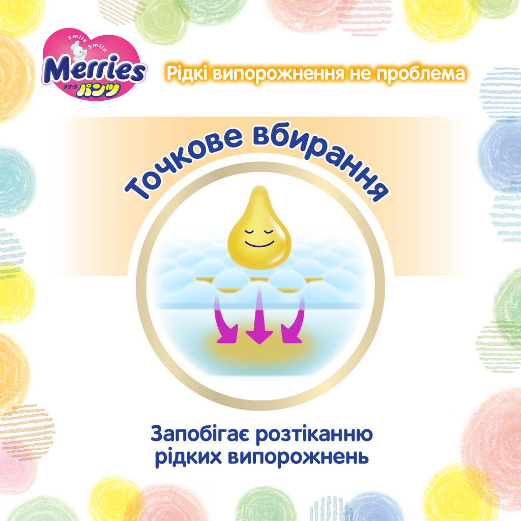 Підгузки Merries (UJ) Sakura Розмір XL 12-22 кг 50 шт (4901301401977) - зображення 9