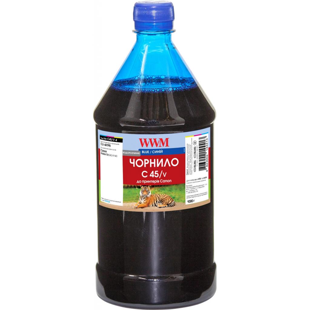 Чорнило WWM Canon CLI-481PB 1000г Blue (C45/V-4) - зображення 1