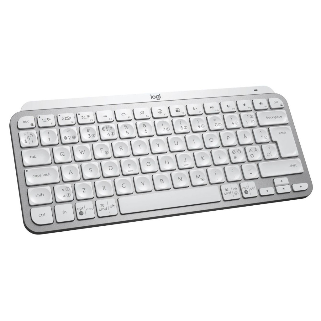 Клавіатура Logitech MX Keys Mini For Business Wireless Illuminated UA Pale Grey (920-010609) - зображення 4