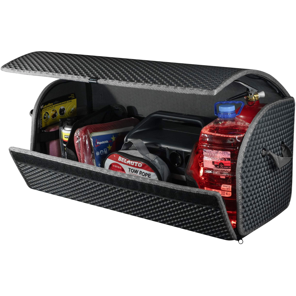 Сумка-органайзер EVAtech L-PRO 32x75x30 см. Ромб сірий з сірим кантом (BS13641OL3RGG) - зображення 4