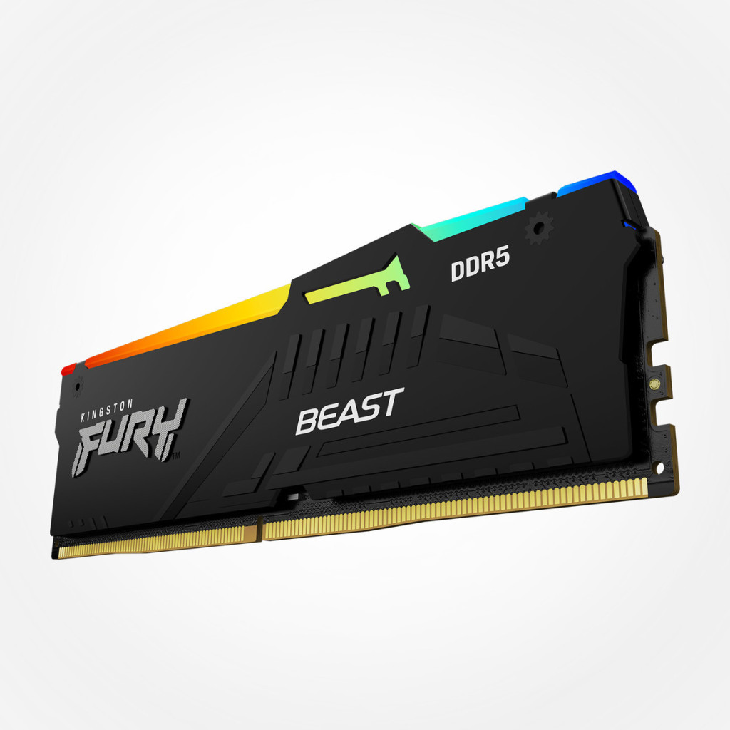 Модуль пам'яті для комп'ютера DDR5 64GB (2x32GB) 5200 MHz Beast RGB EXPO Kingston Fury (ex.HyperX) (KF552C36BBEAK2-64) - изображение 5