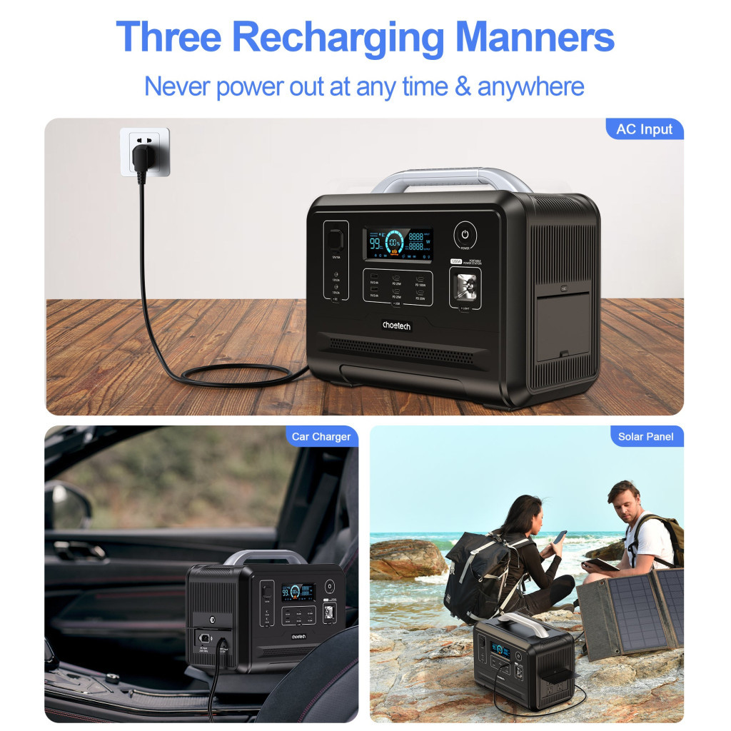 Зарядна станція Choetech BS005 1200W (BS005) - зображення 6