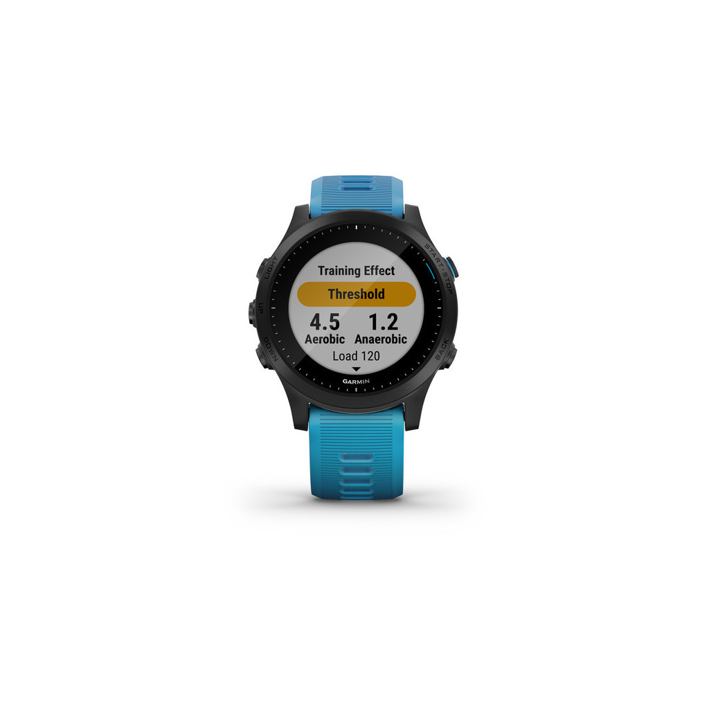 Смарт-годинник Garmin Forerunner 945 Tri-bundle HRM with Blue and Black Silicone B (010-02063-11/10) - зображення 9
