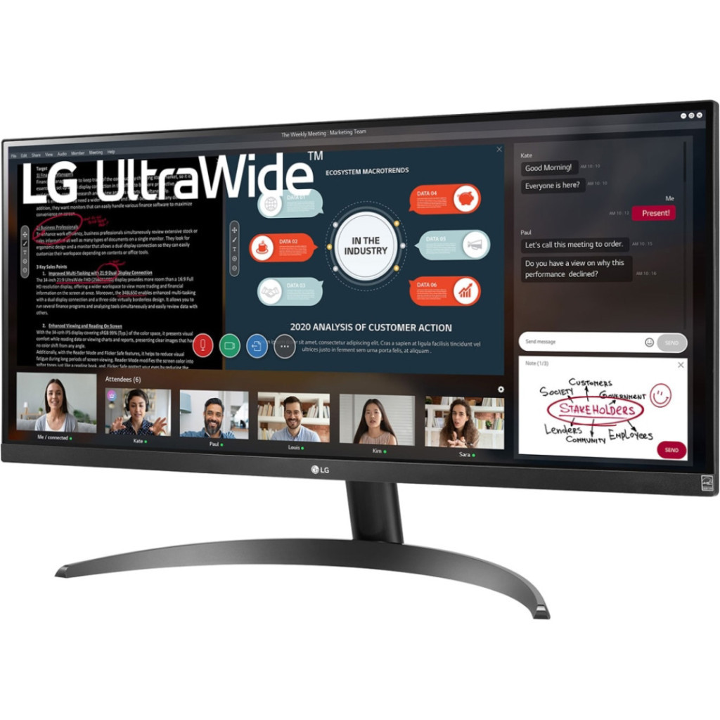 Монітор LG 29WP500-B - зображення 4