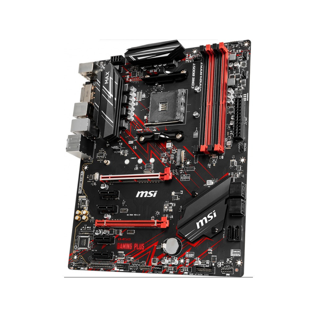 Материнська плата MSI B450 GAMING PLUS MAX - зображення 4
