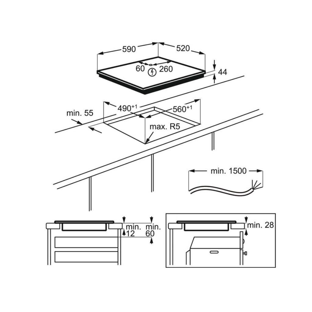 Варочна поверхня AEG IAE64843FB - зображення 7