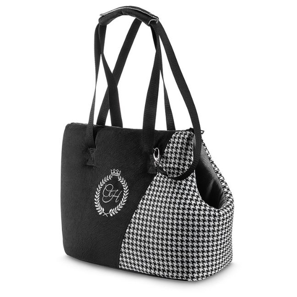 Переноска для тварин Chloe's Home Porto 43x27x17 см чорна (CLH7716) - зображення 1