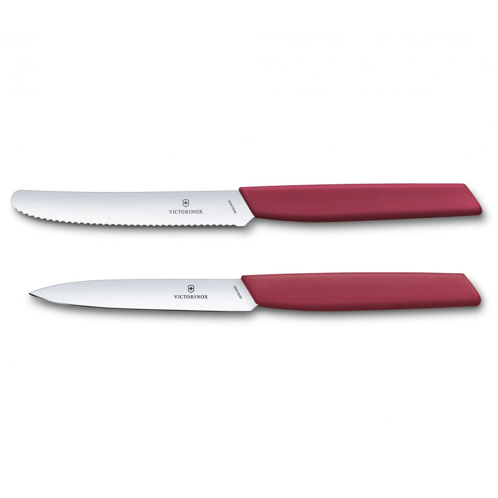 Набір ножів Victorinox Swiss Modern Paring Set 2шт Red (6.9096.2L4) - зображення 2