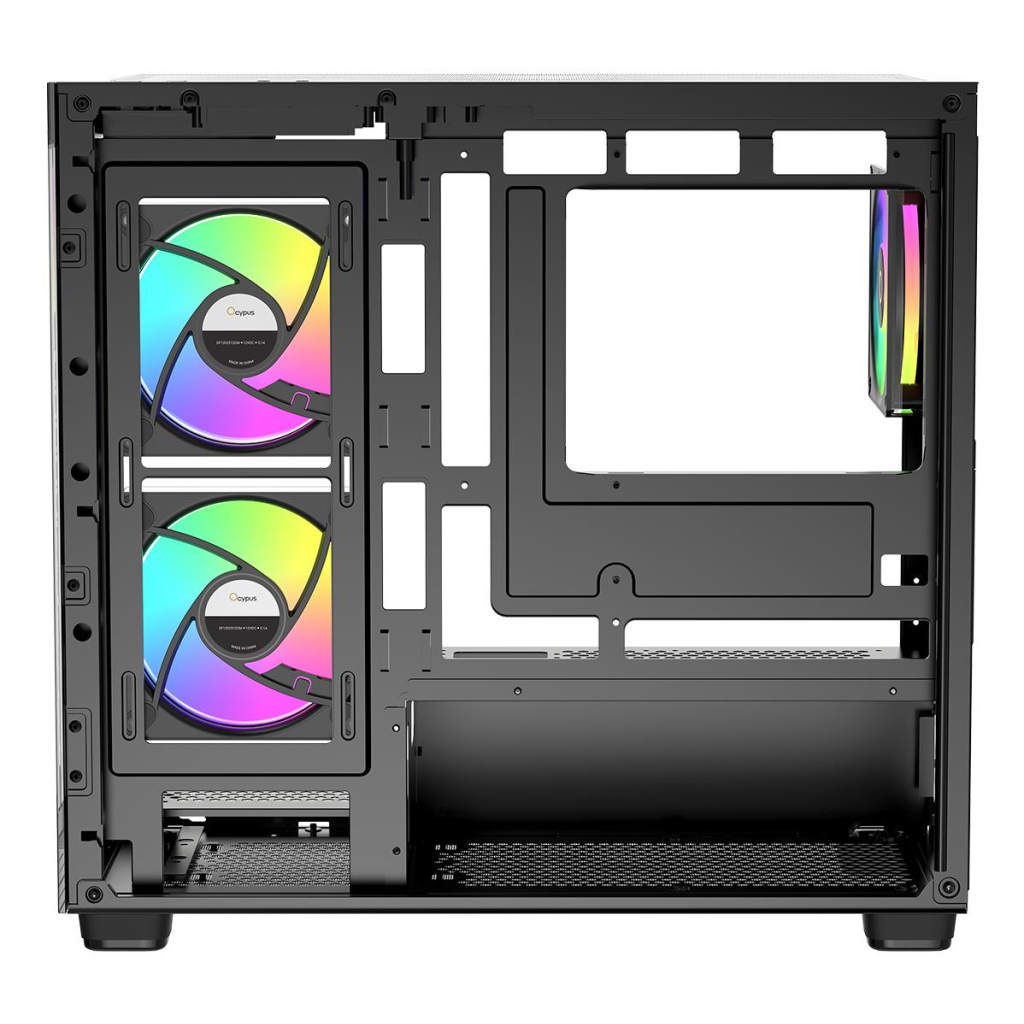 Корпус для ПК OCYPUS GAMMA C52 BK ARGB (GAMMA-C52-BKD300XX-GL) - зображення 6