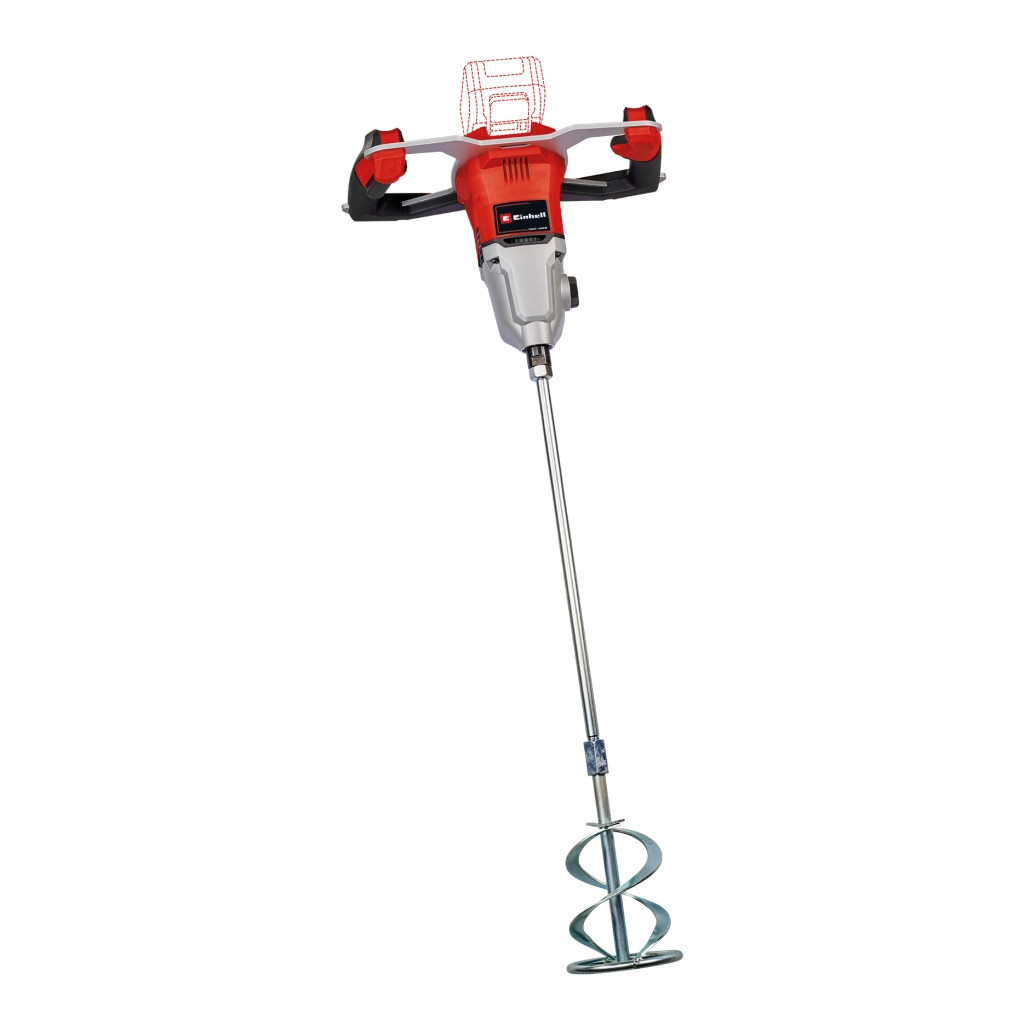 Міксер будівельний Einhell TP-MX 18-2 Li BL - Solo, PXC, 18В, 450/720 об/хв, М14, 60Нм (без АКБ та ЗП) (4258770) - изображение 1