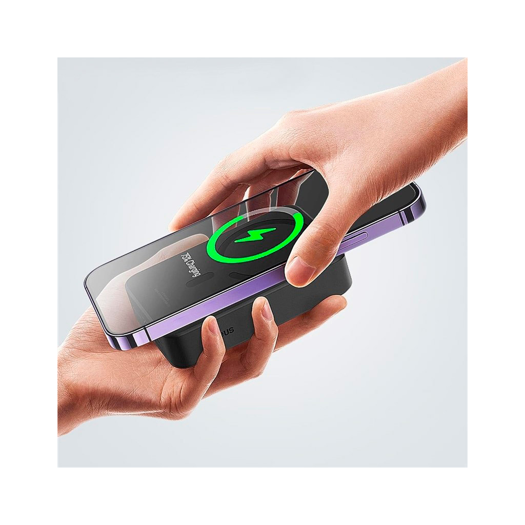 Батарея універсальна Baseus Magnetic Mini Wireless 20000mAh 20W, Black (PPCX150001) - зображення 11