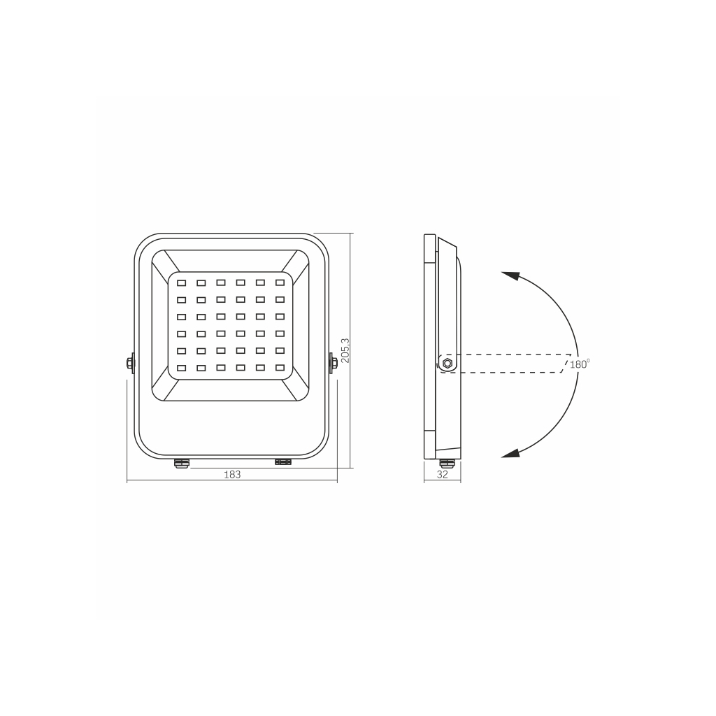 Прожектор Videx LED VIDEX 50W RGB 220V (VL-F3-50-RGB) - зображення 3