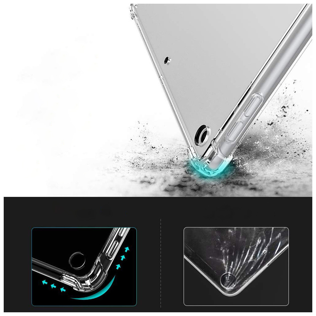 Чохол до планшета BeCover Anti-Shock Apple iPad 10.2 2019/2020/2021 Clear (706017) - зображення 6