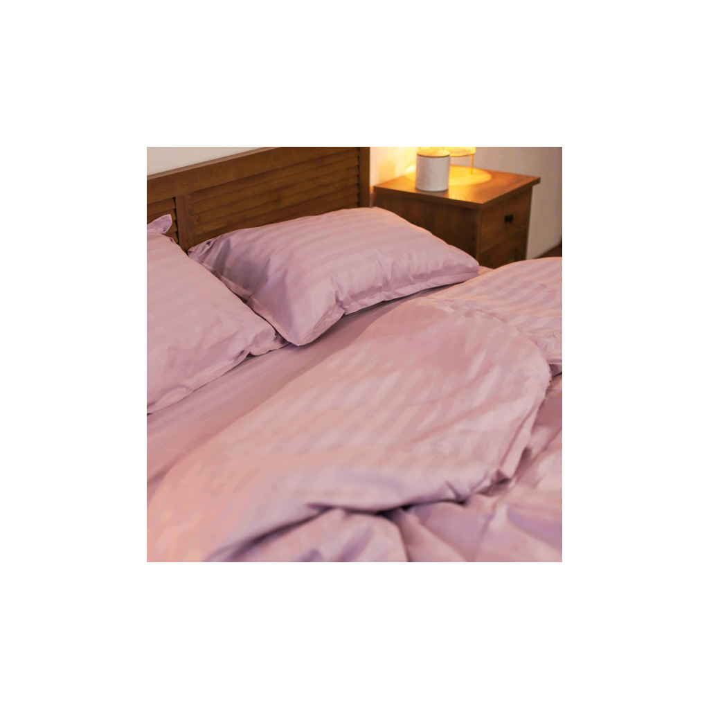 Постільна білизна Tiare 71 Сатин Страйп Кольоровий полуторний (71_Stripe_pl) - изображение 4