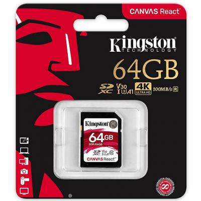 Карта пам'яті Kingston 64GB SDXC class 10 UHS-1 U3 (SDR/64GB) - зображення 3