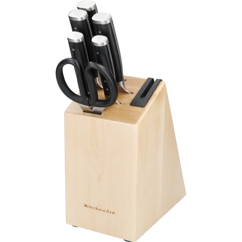 Набір ножів KitchenAid Coreline, з підставкою 5 предметів (KO5PSTSNOBG) - зображення 1