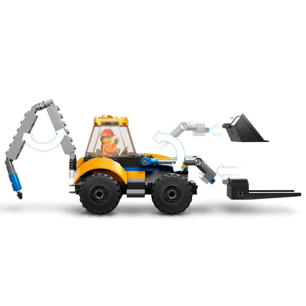 Конструктор LEGO City Екскаватор 148 деталей (60385) - зображення 7