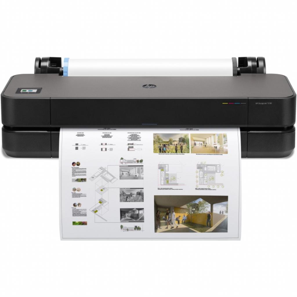 Плоттер HP DesignJet T230, 24'' c WiFi (5HB07D) - зображення 2