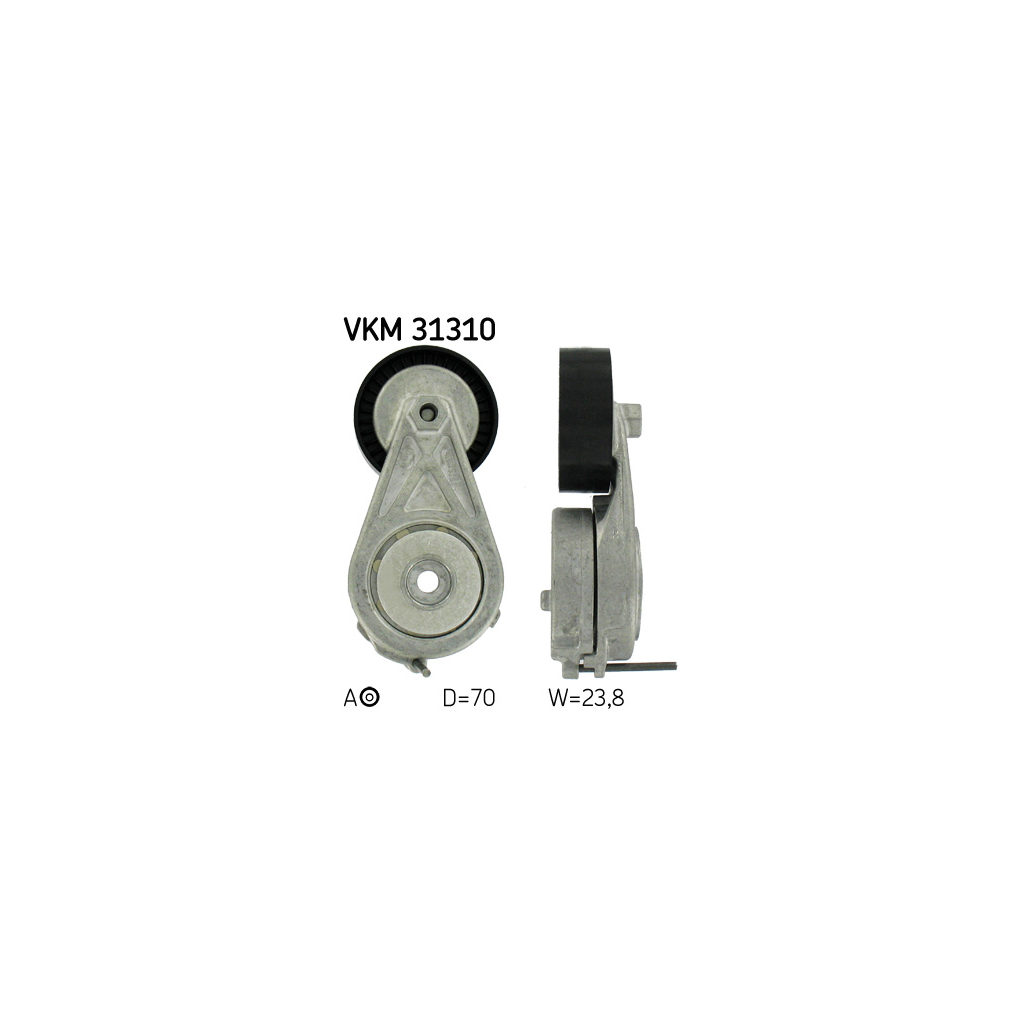 Натягувач ременя з роликом SKF VKM 31310 - зображення 1