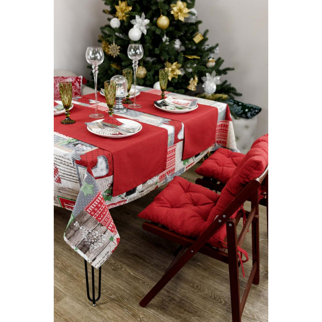 Скатертина Прованс Merry Christmas 220x132 см (4823093451438) - зображення 5