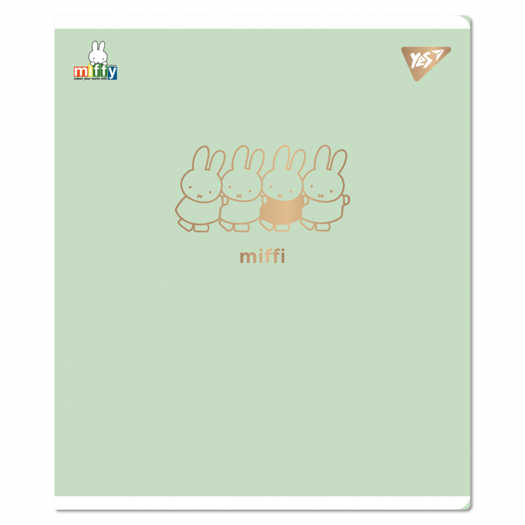 Зошит Yes Gold Miffy А5 12 аркушів клітинка (767492) - зображення 3
