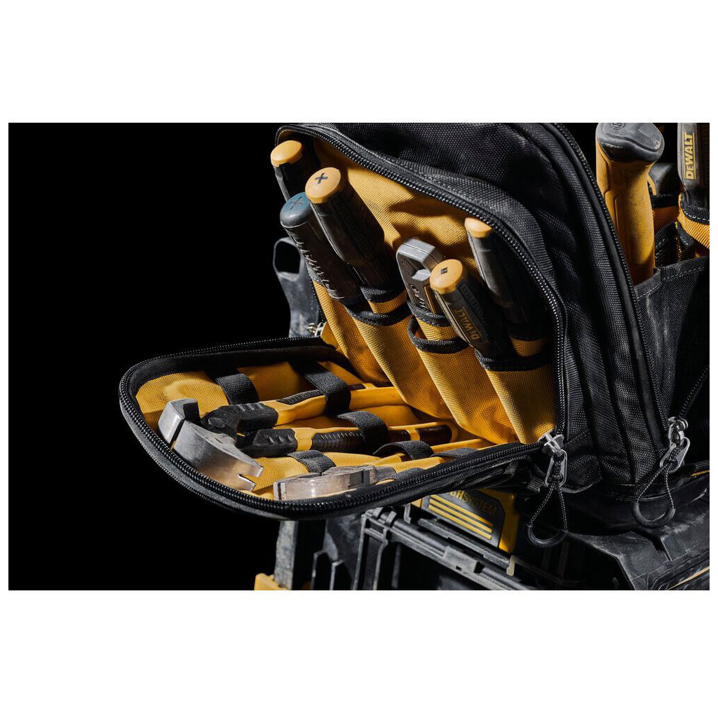Сумка для інструмента DeWALT TOUGHSYSTEM 2.0, 22 дюйми, 540x350x310 мм. (DWST83522-1) - зображення 11