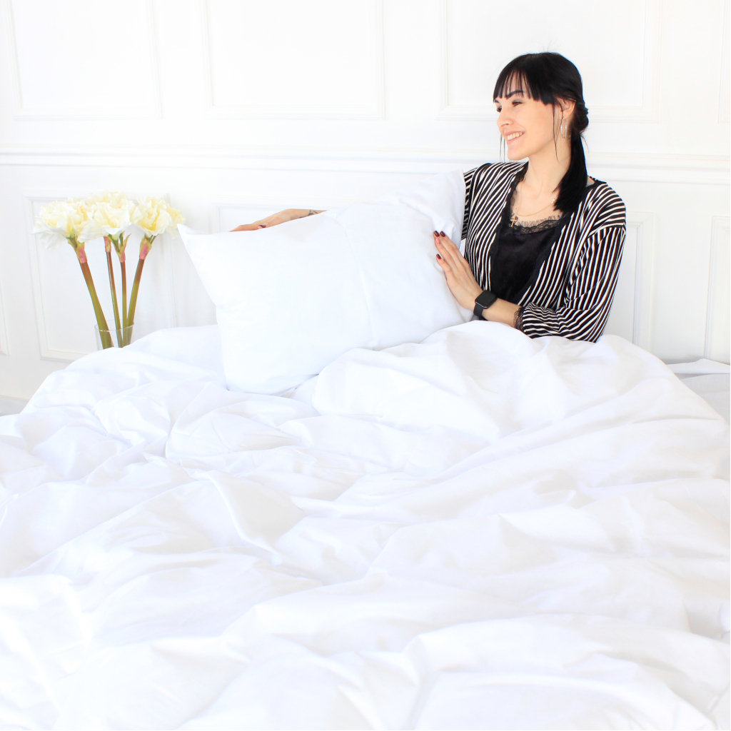 Постільна білизна MirSon Ranforce Elite 11-2107 White 220х240 King Size (2200004706474) - зображення 2