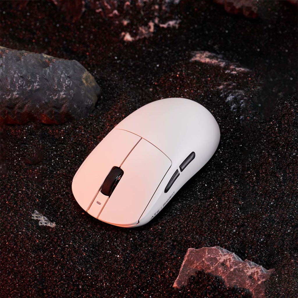Мишка ATK Dragonfly A9 SE Lightweight Wireless/Bluetooth/USB White (ATK-A9-SE-WHT) - зображення 2