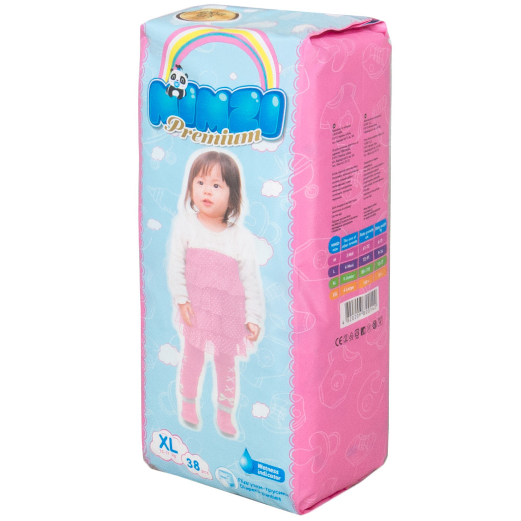 Підгузки Mimzi XL 12-17 кг 38 шт. (MPXL38) (4820209800142) - зображення 9