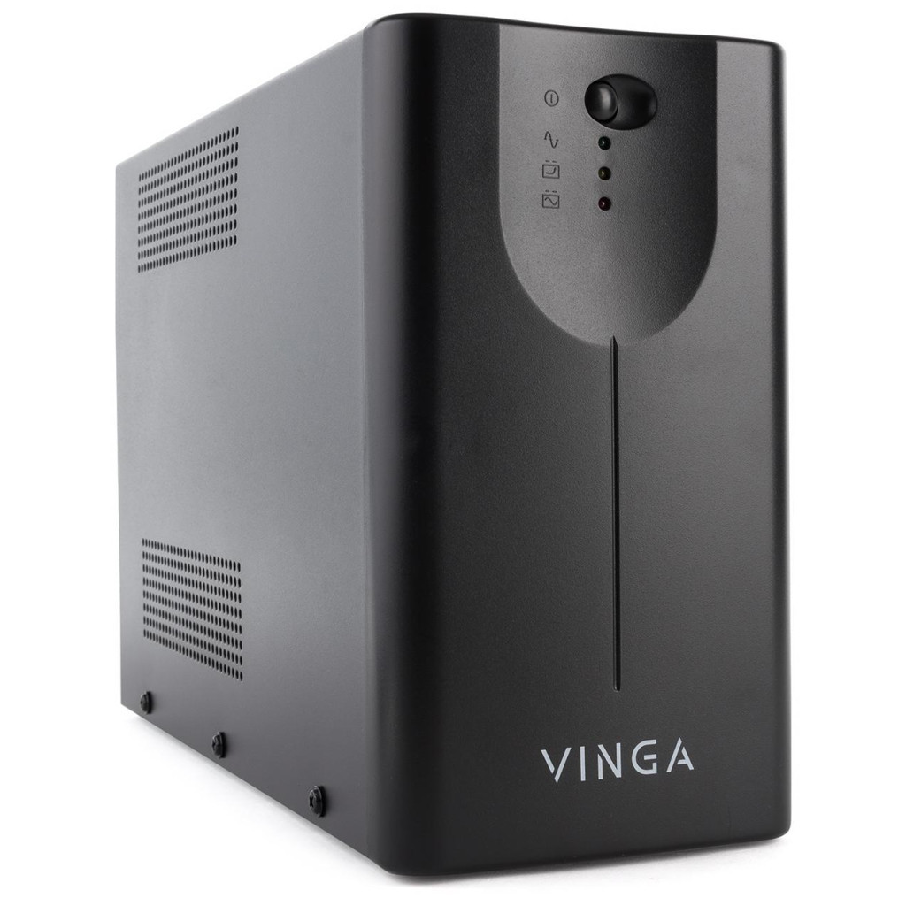 Пристрій безперебійного живлення Vinga LED 600VA metal case with USB (VPE-600MU) - зображення 6
